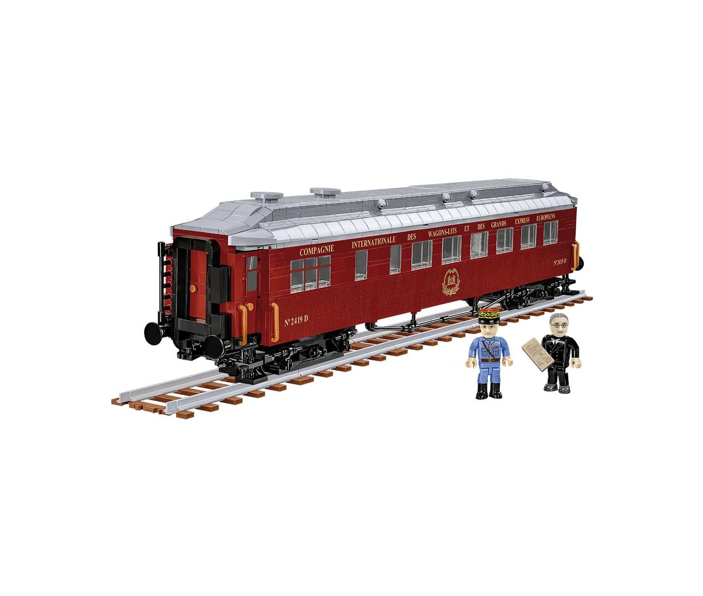 Детский конструктор COBI 1:35 Scale Great War Compiegne Wagon 1927-Piece Building Set, Ages 11+, цвет: Open Miscellaneous — фото 3