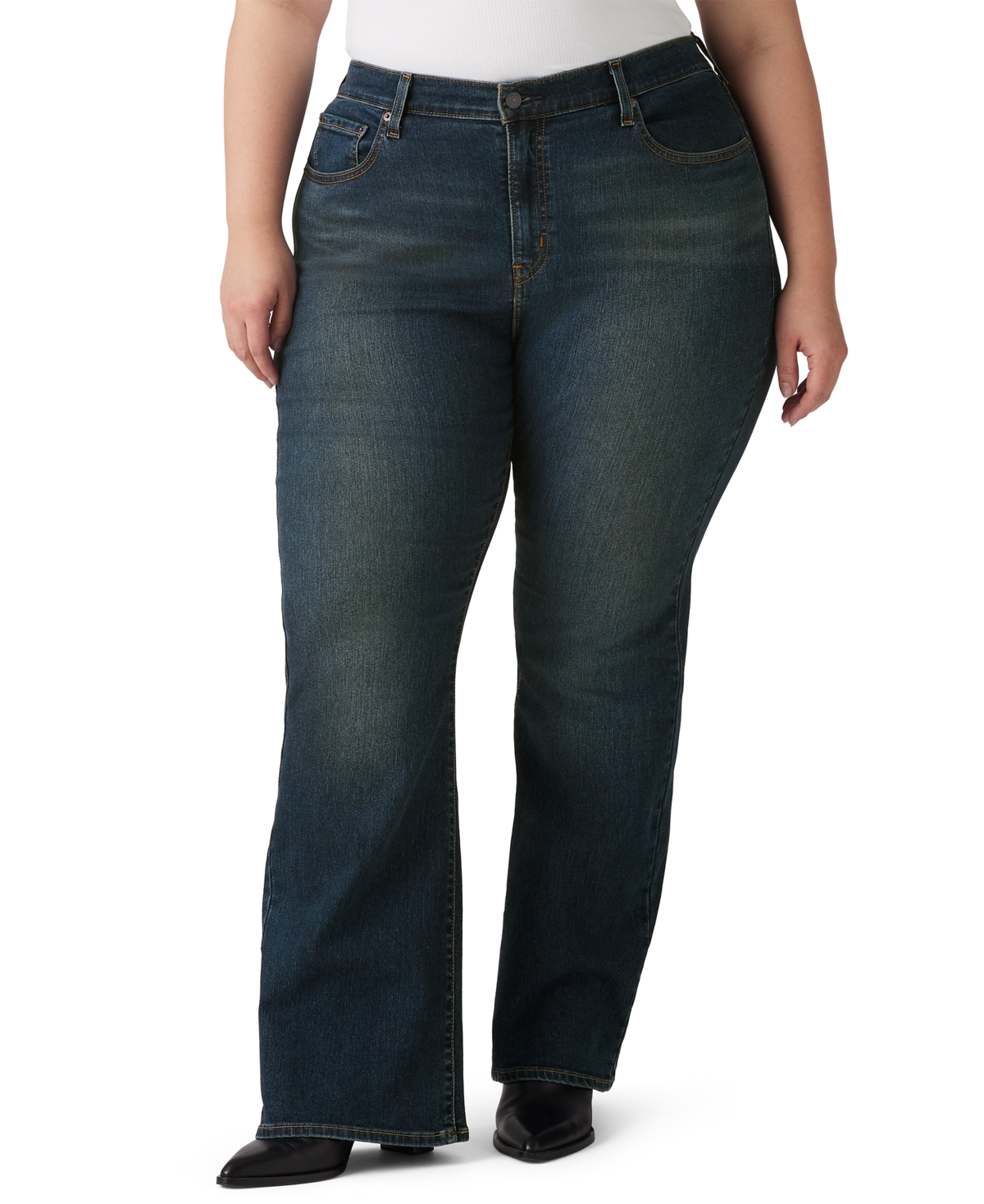 Levi's Trendy Plus Size 725 High-Rise Bootcut Jeans - Tint Time Plus