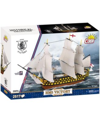 Historical Collection HMS Victory (Trafalgar 1805) 1:144 Scale 2,517-Piece Building Set, Ages 14+