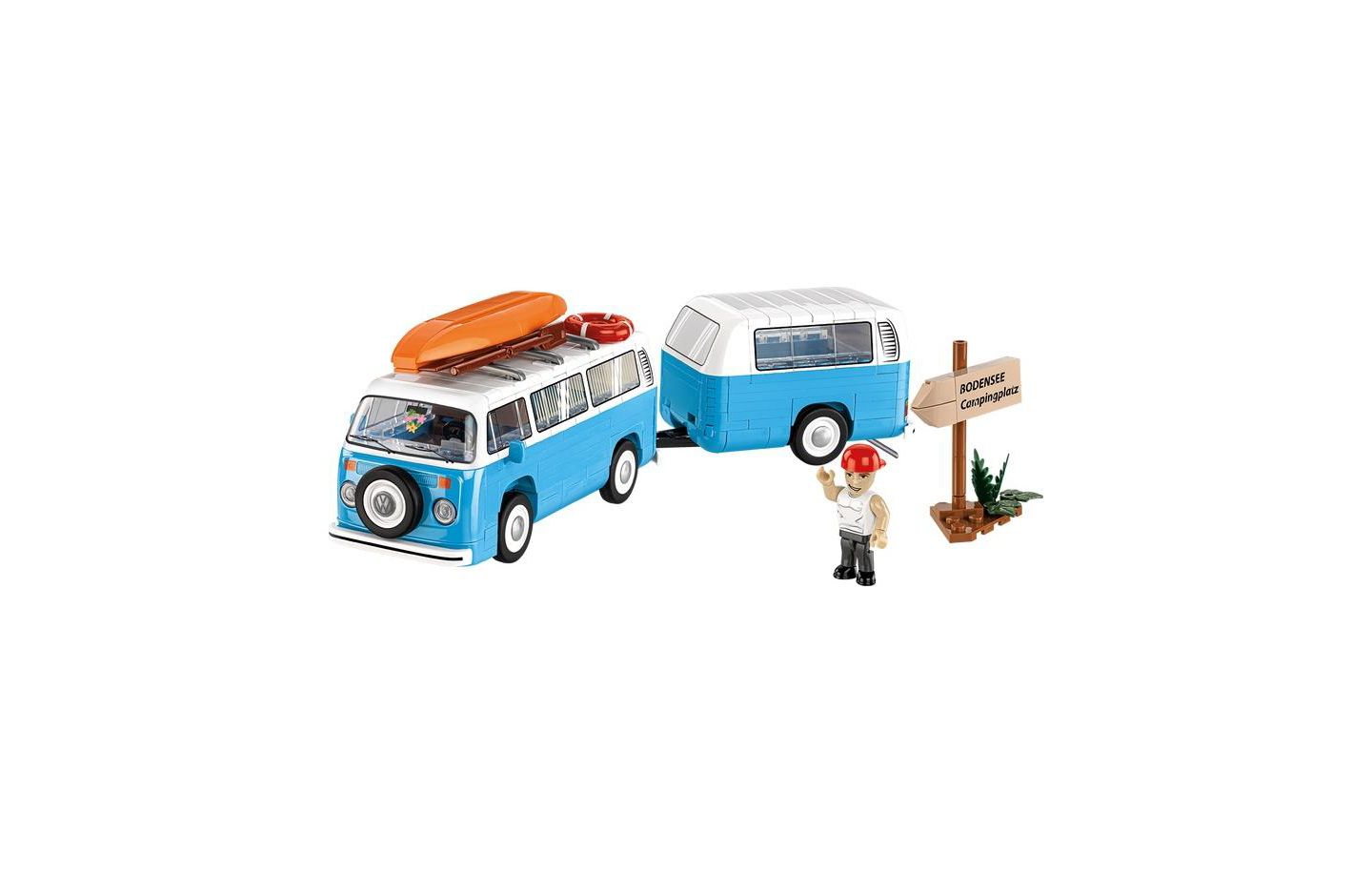 Детские конструкторы COBI Action Town Volkswagen Camper Van 1:35 Scale, 322 pieces — фото 6