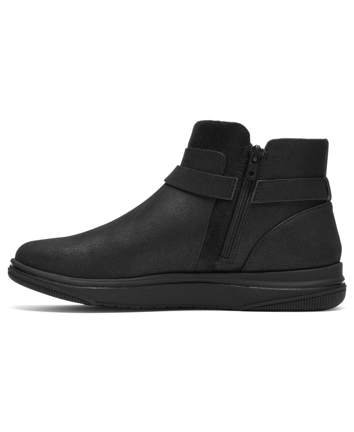 Женские ботинки Clarks Breeze Emma Round Toe Booties, цвет: Чёрный — фото 6
