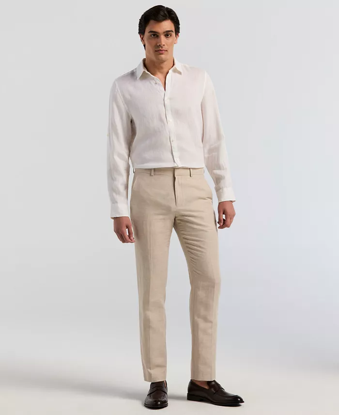 Men's Classic-Fit Herringbone Pants - thumbnail 2