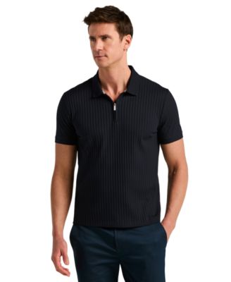Men's Quarter-Zip Polo Shirt