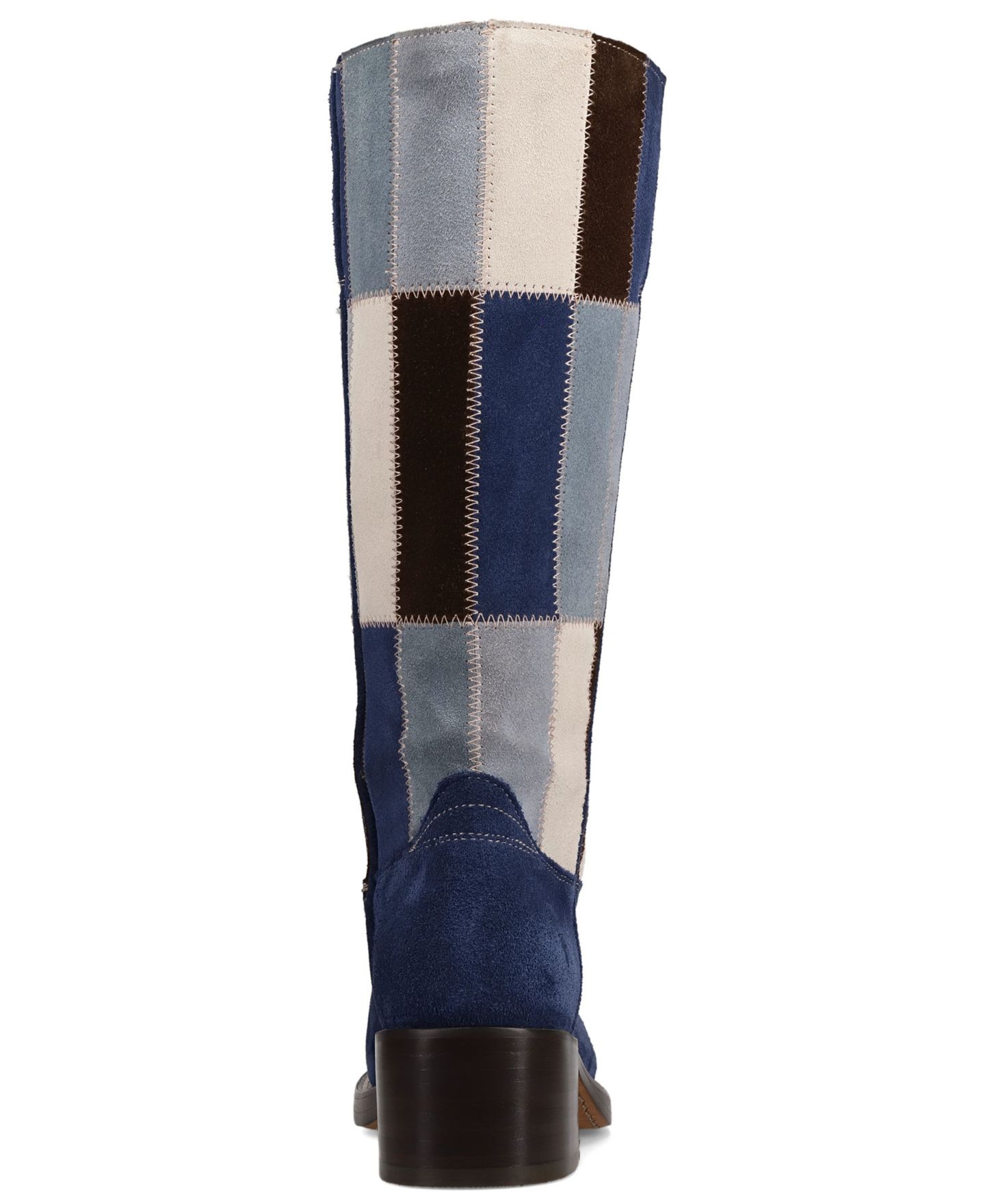 Женские ботинки Frye Campus Patchwork Pull-On, цвет: Синий разноцветный — фото 3