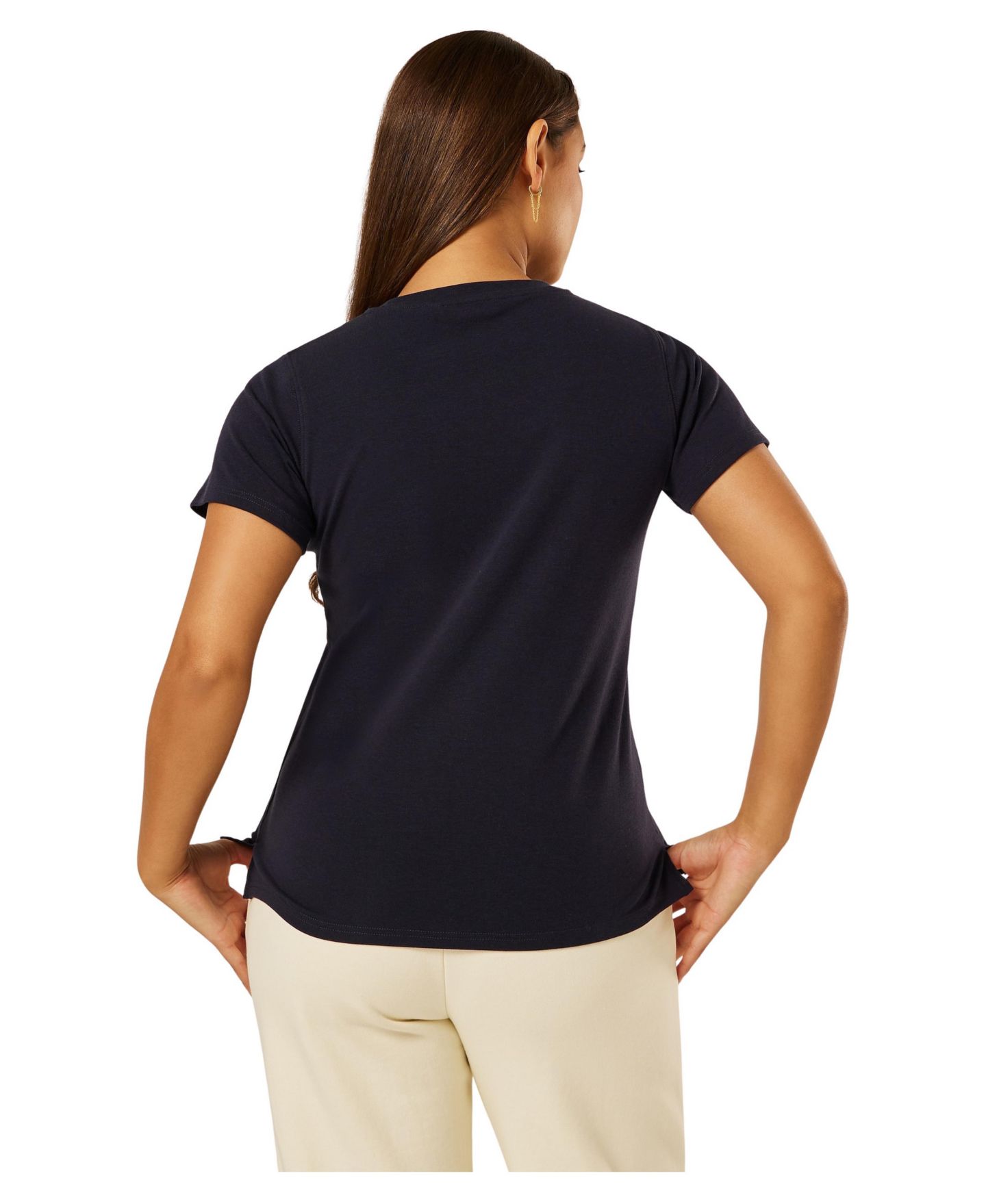 Женский топ Be Athletica Health Club T-Shirtt, цвет: Тёмно-синий — фото 3
