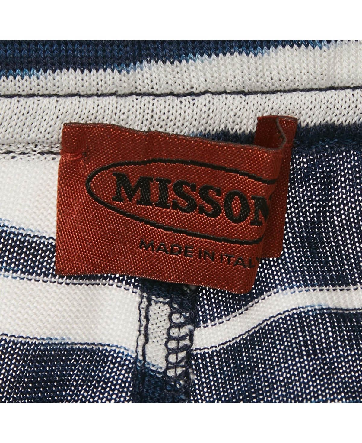 Pre-Owned Missoni Women's Striped Knit Mid-Rise Drawstring Shorts, 7" Inseam