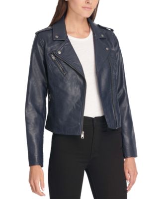 Levi's Women's Classic Faux Leather Asymmetrical Moto Jacket