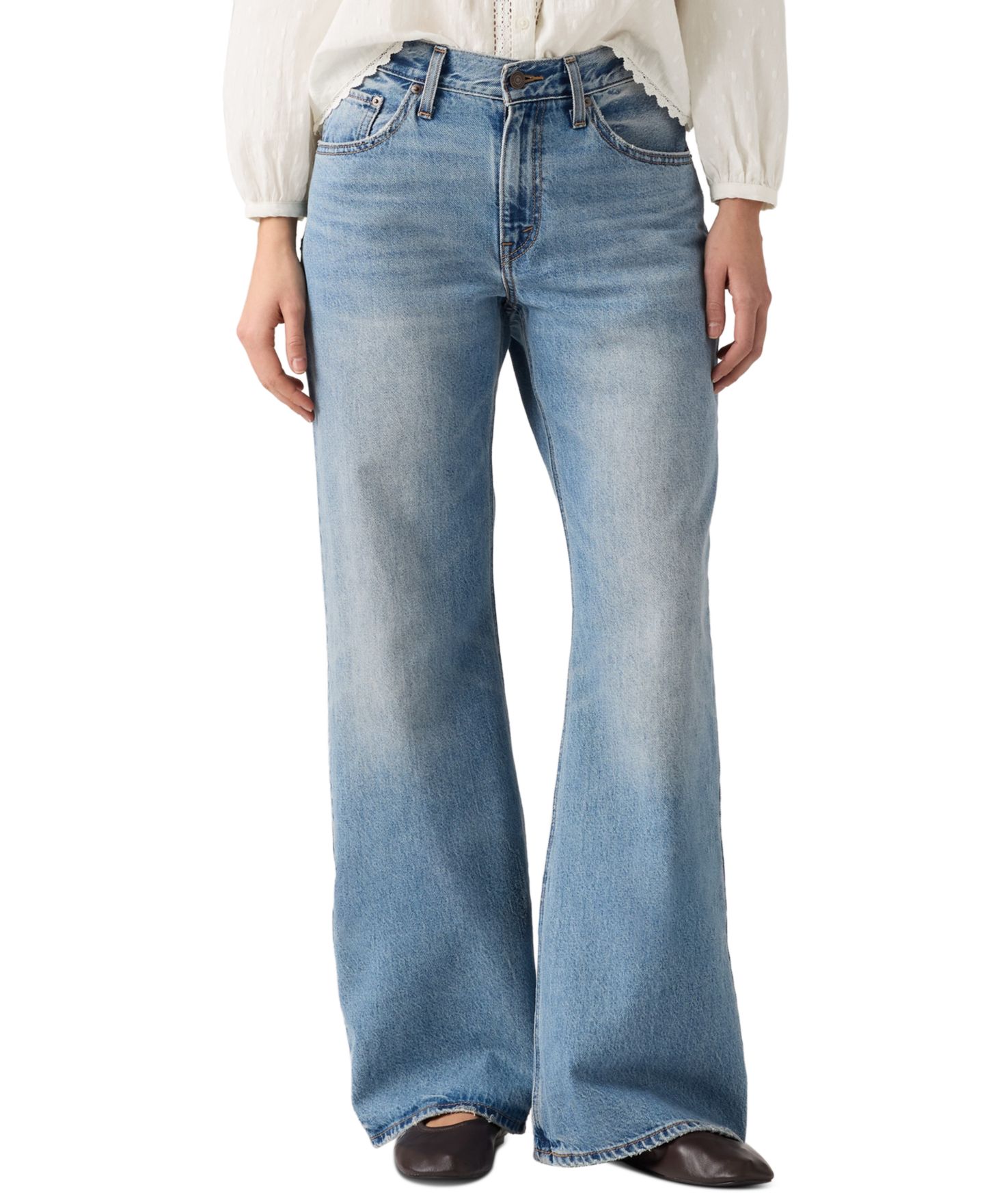 Женские джинсы Levi's Premium Mid-Rise Loose Bootcut, цвет: Easy Days — фото 1