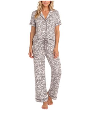 Women's Modal-Spandex Short-Sleeve Pajama Set