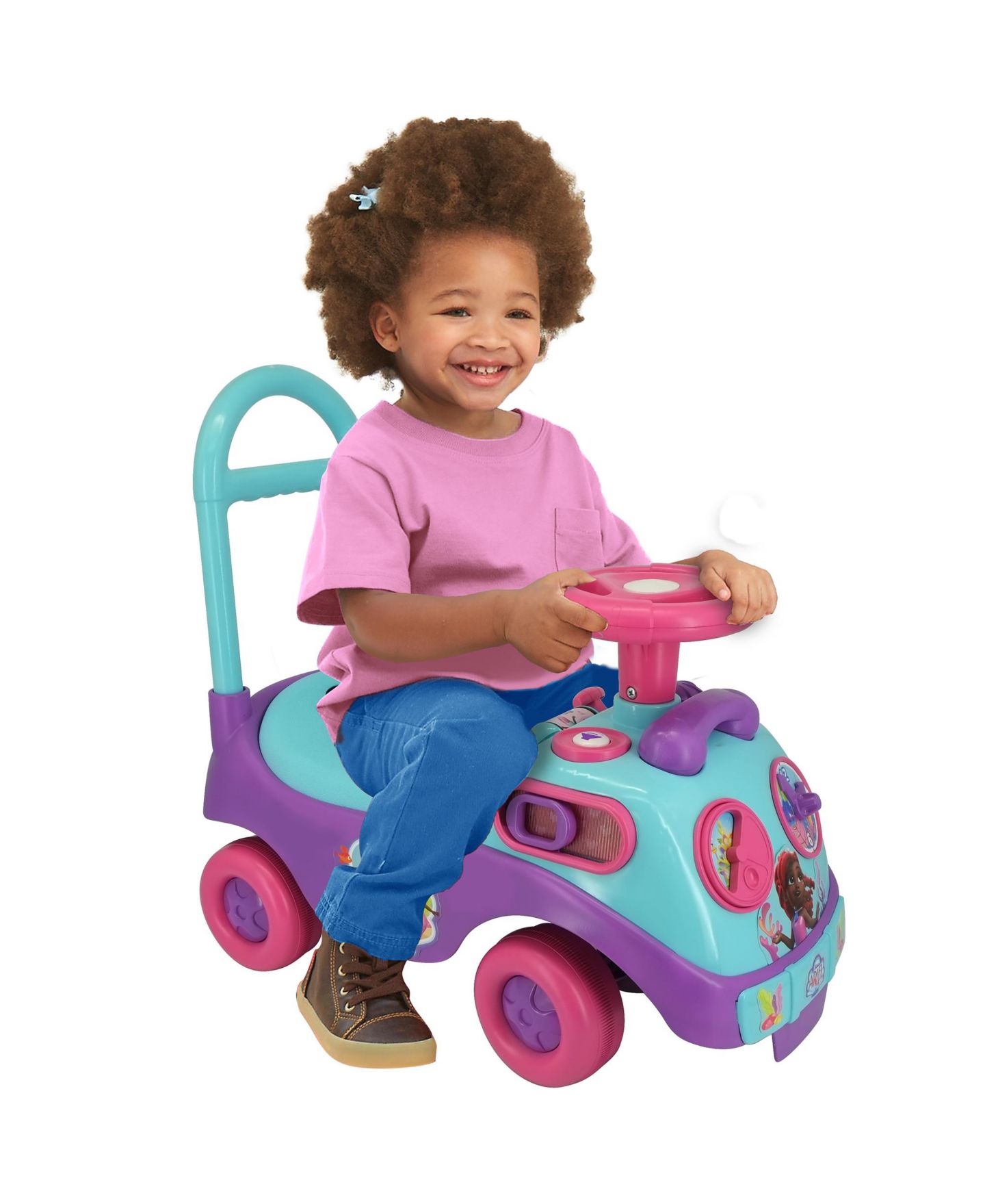 Детская игрушка Kiddieland My First Activity Ride-On Ariel, 19.8" x 9.76" x 18.11", Interactive Lights and Sounds, Ages 12-36 Months — фото 7