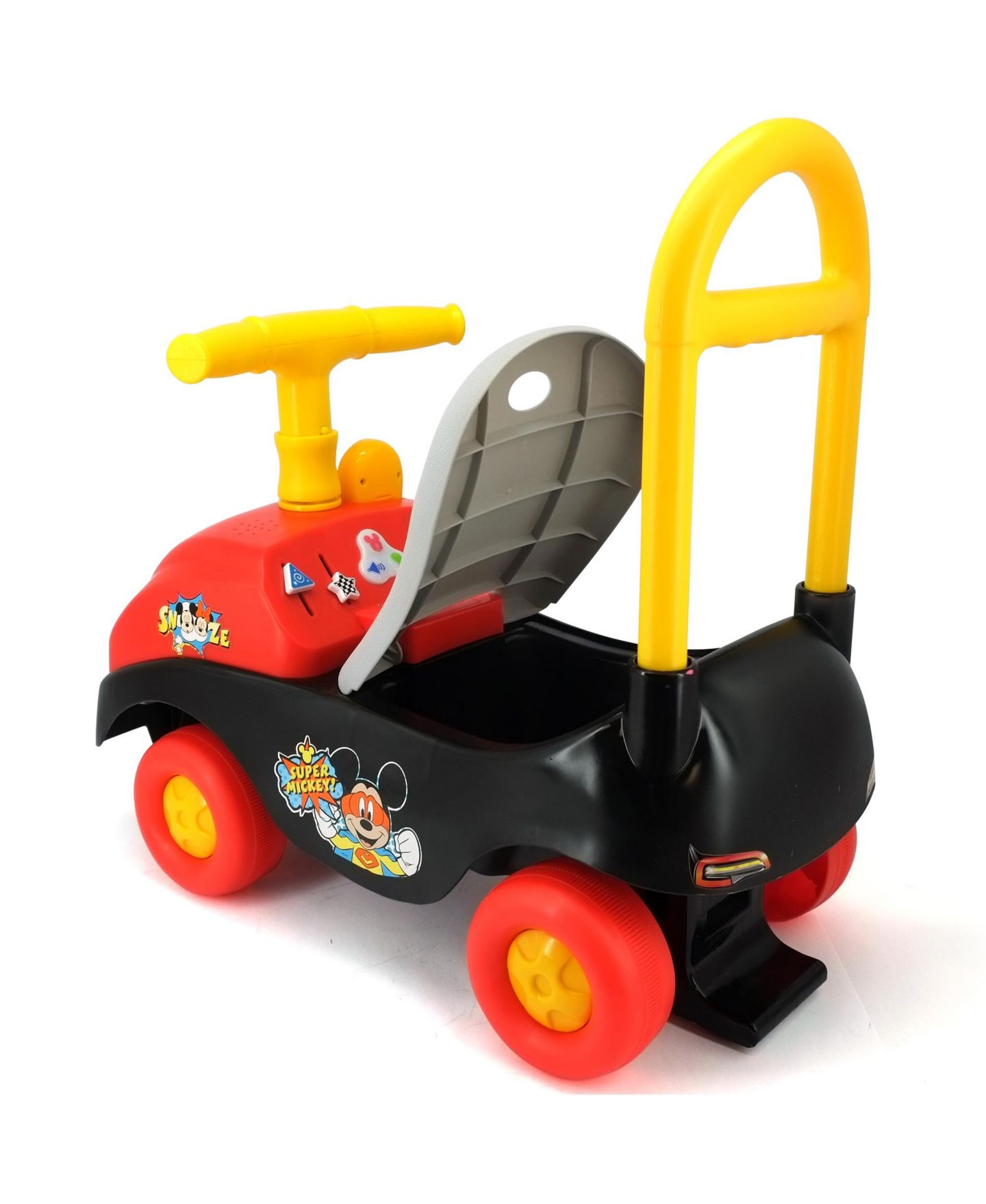 Детская игрушка Kiddieland Foldable Handle Ride-On Mickey Mouse With Engaging Sounds, Ages 1+ — фото 2