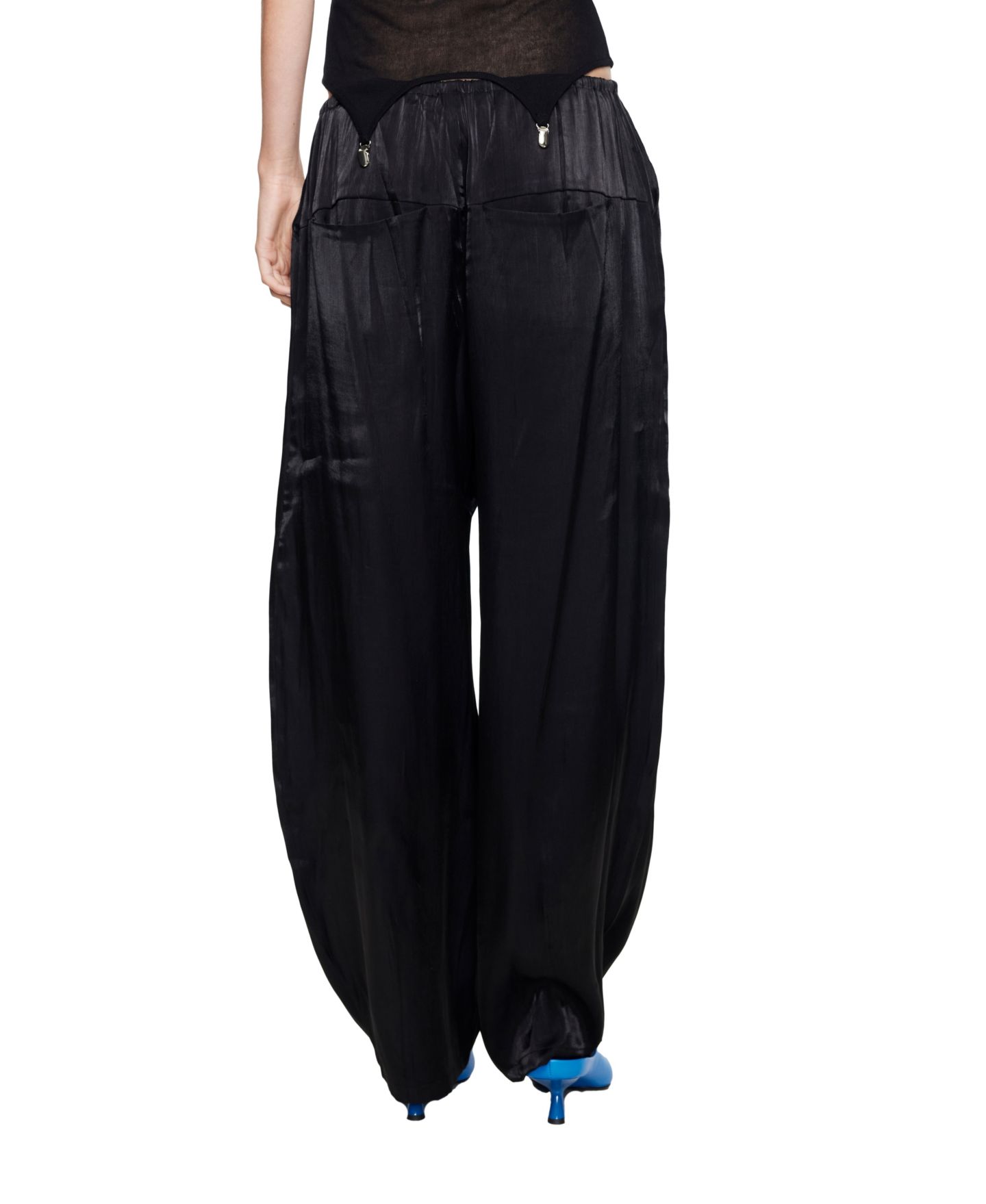 Женские брюки Lioness Daydream High-Rise Wide-Leg Pull-On, цвет: Vinyl — фото 5