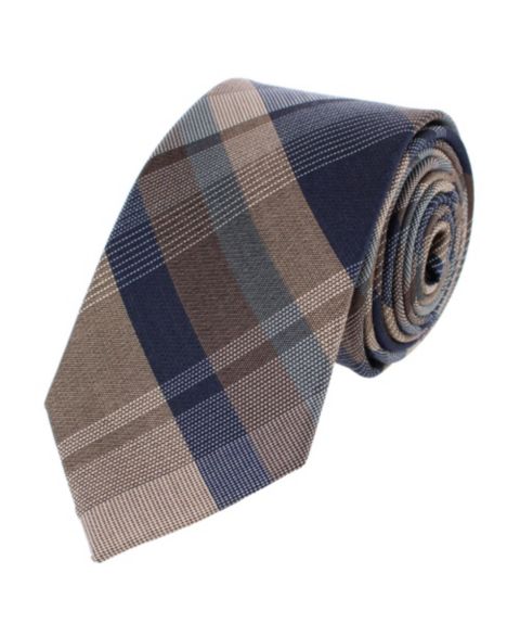 Мужские галстуки TRAFALGAR Rolando Plaid Silk-Wool Blend Slim Tie