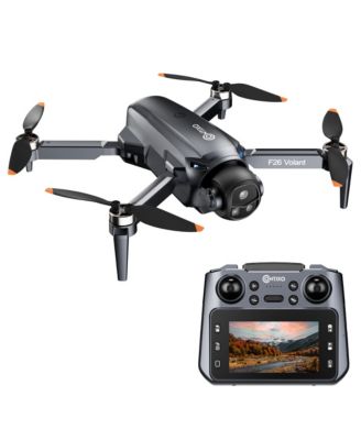 F26 Volant FPV Drone, 2 Batteries with 18 Min Flight Each, 4.3" Screen Controller, Optical Flow, 4-Sided Obstacle Avoidance, Ages 14+