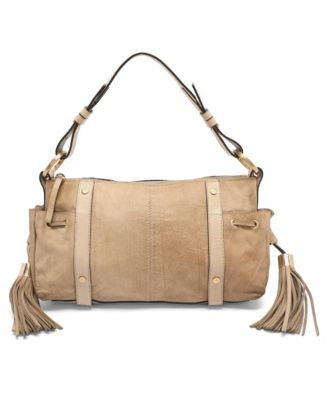 Women's Tassel Leather Shoulder Bag