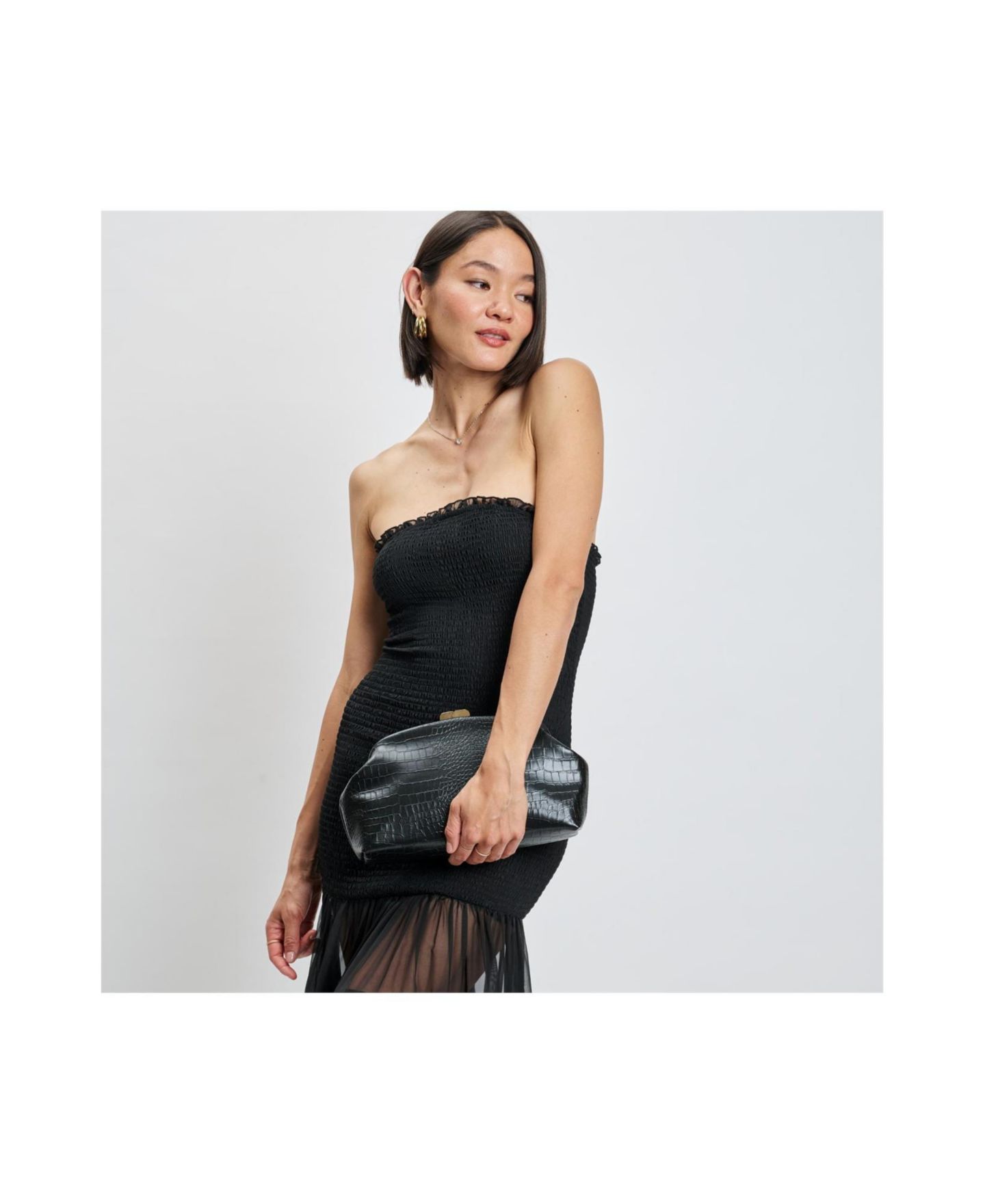 Женский клатч Moda Luxe Camille Clutch, цвет: Чёрный — фото 6
