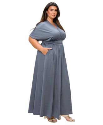Gray Plus Size Dresses
