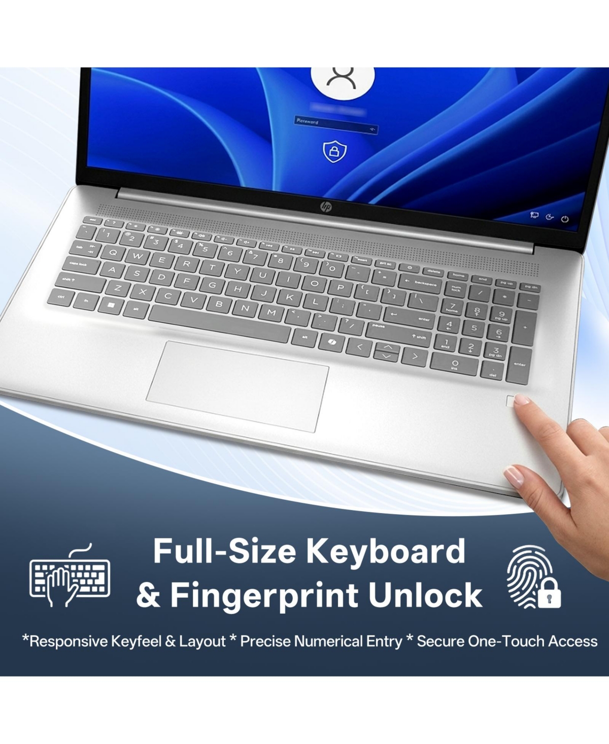 Hp Essential 17.3" Hd+ Touchscreen Laptop, Intel Core 5 120U, Intel Graphics, 64GB Ram, 2TB Ssd, Wi-Fi 6, Win11 Home, Silver