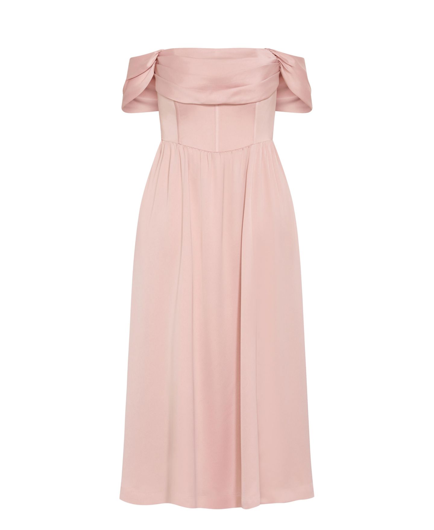Женское платье CITY CHIC Angel Love Off Shoulder Maxi, цвет: Розовый — фото 5