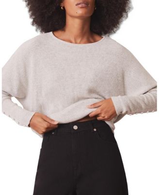 Women's Lace Detail Batwing Jumper