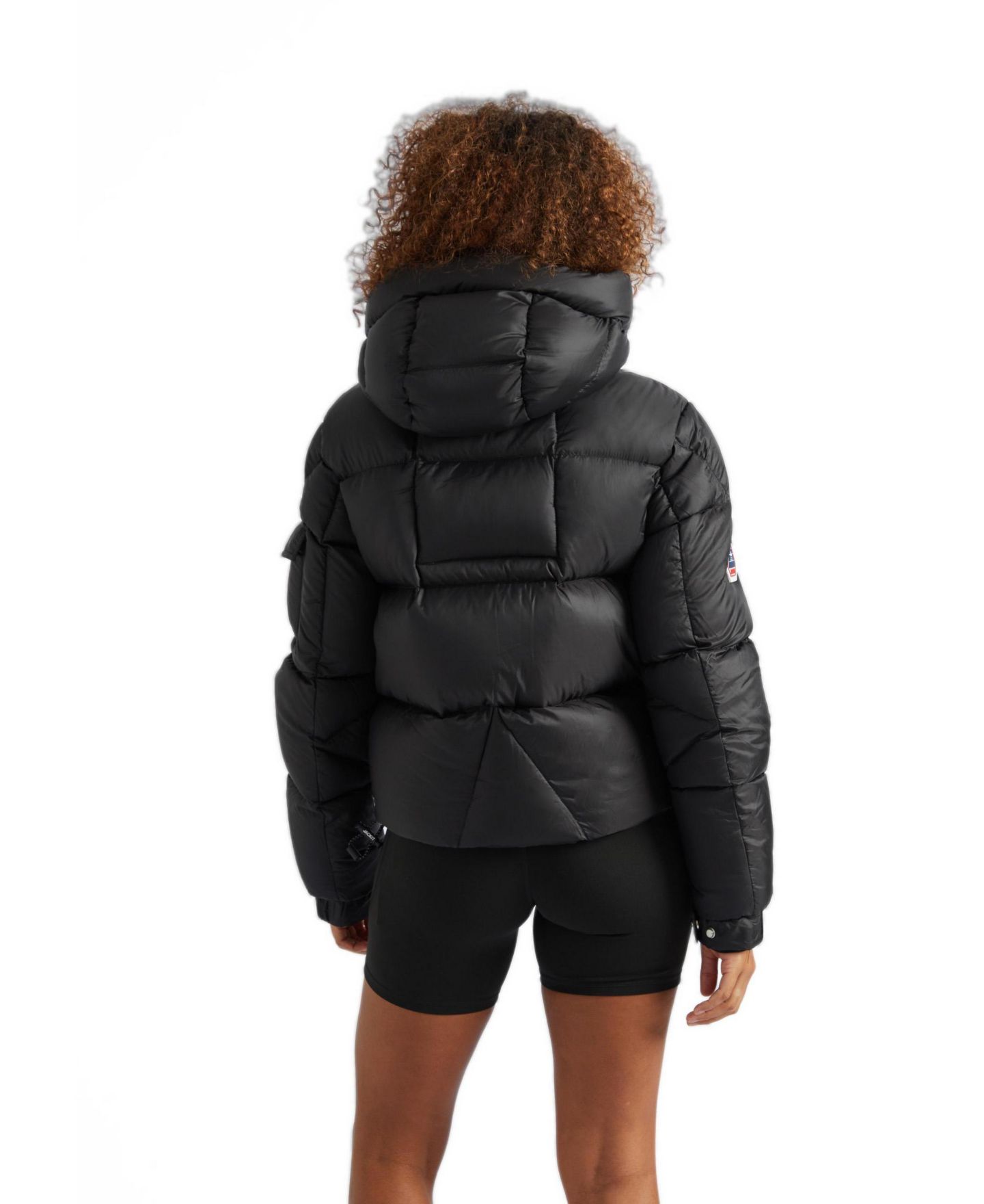Женская куртка JACK1T High Collar Puffer, цвет: Чёрный — фото 4