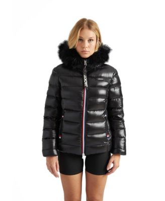 Women's Faux Fur Hooded Puffer Jacket
