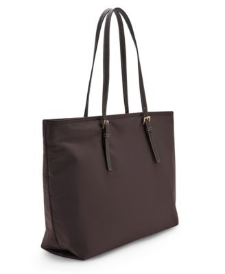 Women's Large Work Shopper Bag with Buckle Details
