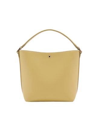 Women's Small Faux Leather Bucket Handbag