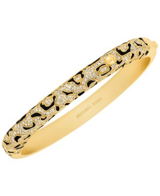 MICHAEL Pave Leopard Bangle Bracelet