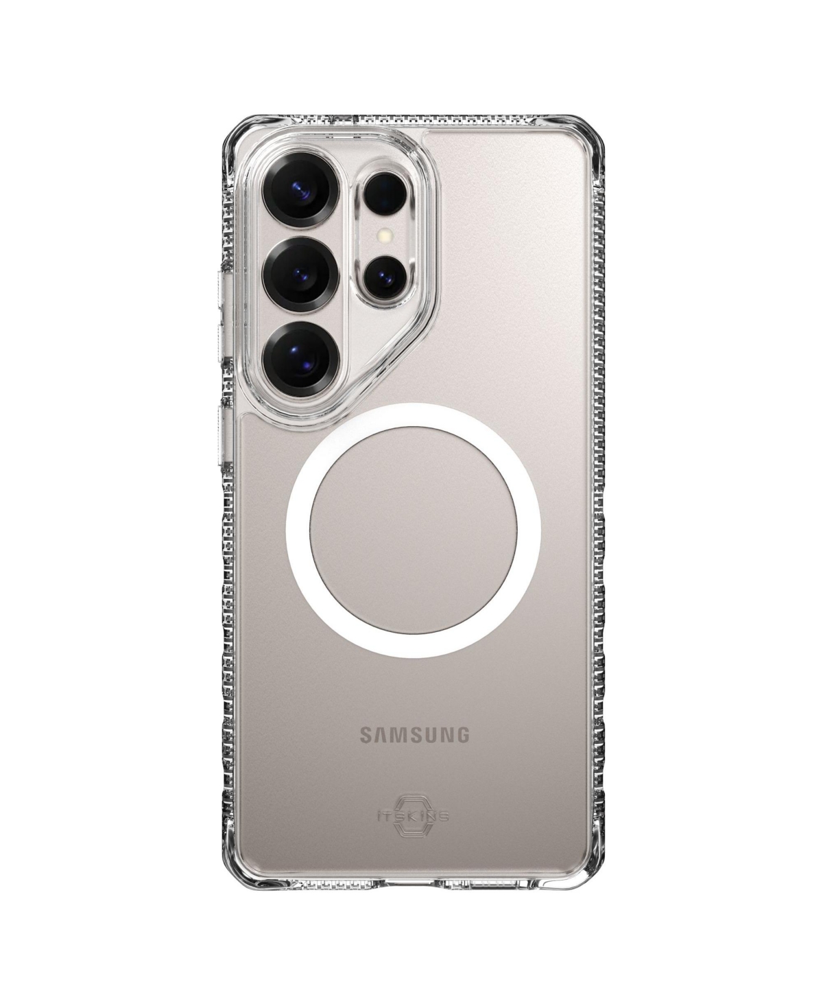 ITSkins Hybrid R MagSafe-Compatible Hardback Case Compatible with Samsung Galaxy S26 Ultra - Clear