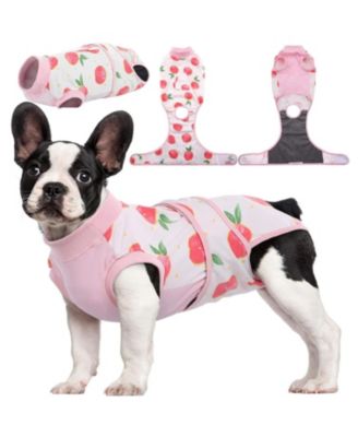 Soft Breathable Recovery Suit for Dogs and Cats, Post-Surgery Onesie with Cone-Free Wound Protection