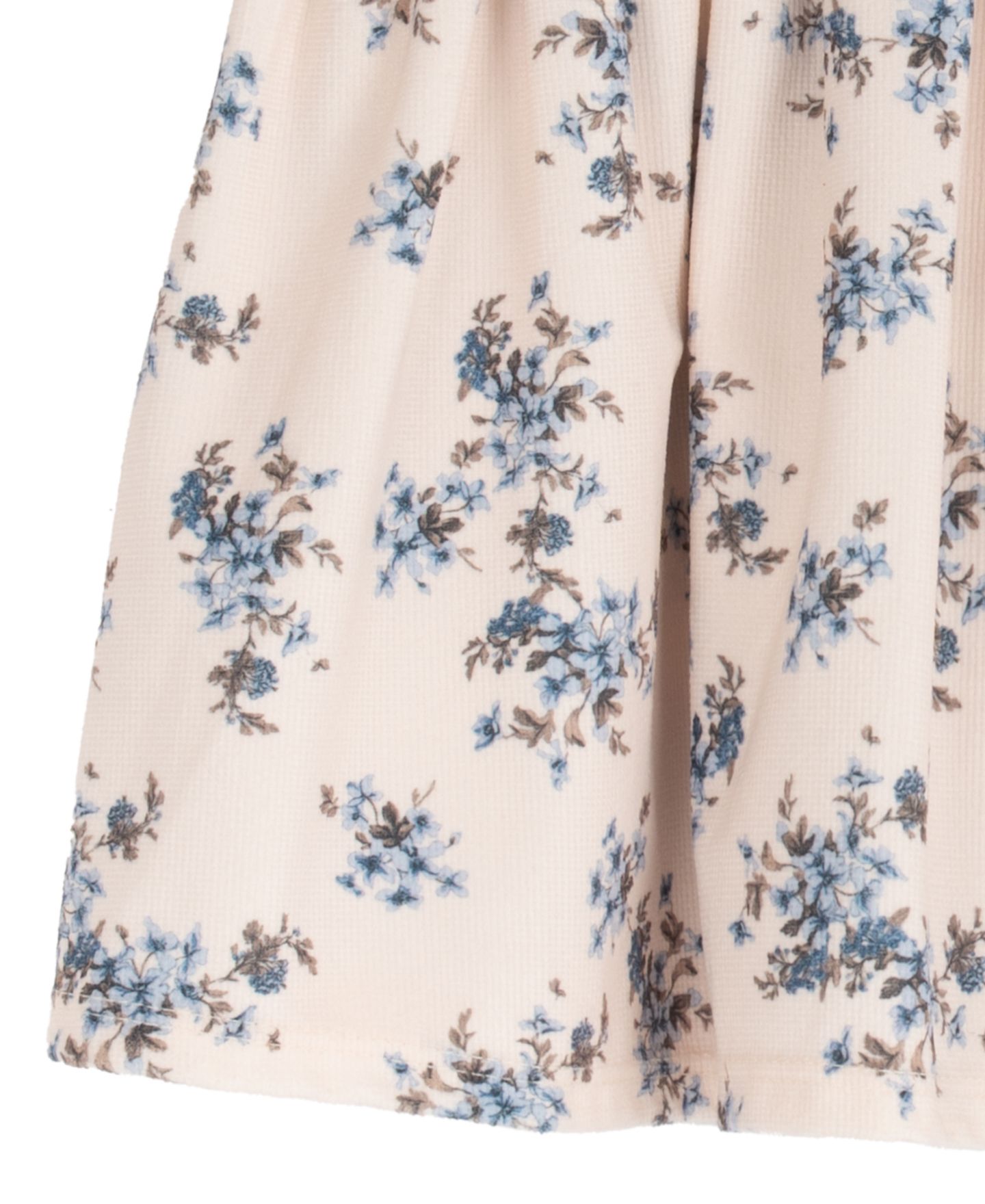 Платье Rare Editions Corduroy Fit & Flare Long-Sleeve Dress для девочек-малышей, цвет: Синий — фото 4