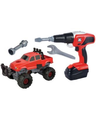 Tool Tech Take Apart Truck Battery-Operated 24-Piece Building Set, Ages 3+