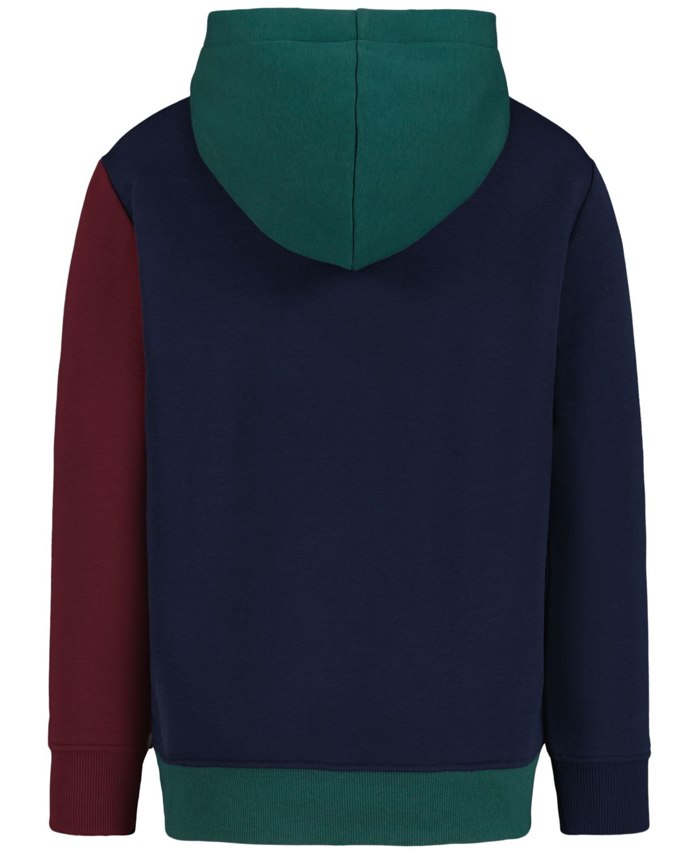 Худи Tommy Hilfiger Griffin Badge Colorblock Kangaroo Pocket Pullover для мальчиков, цвет: June Bug — фото 7