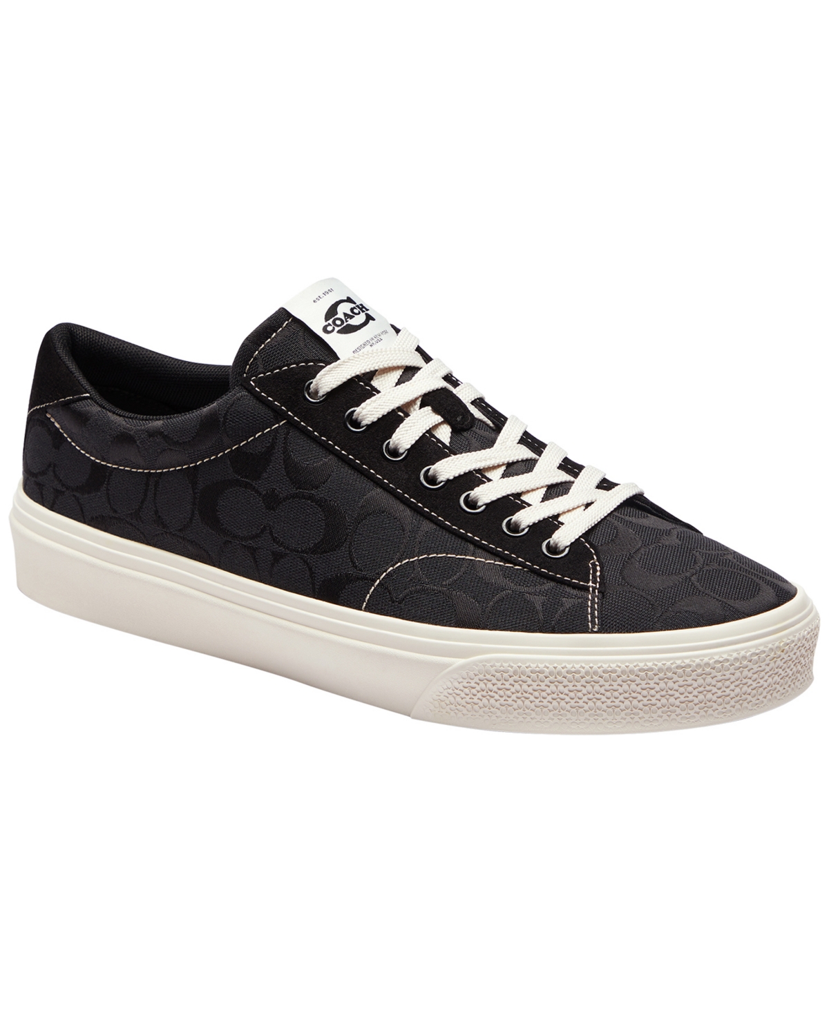 Coach Men's Citysole Low-Top Signature Jacquard and Suede Sneakers