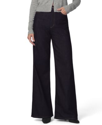 Petite Mia High-Rise Wide-Leg Stretch Jeans