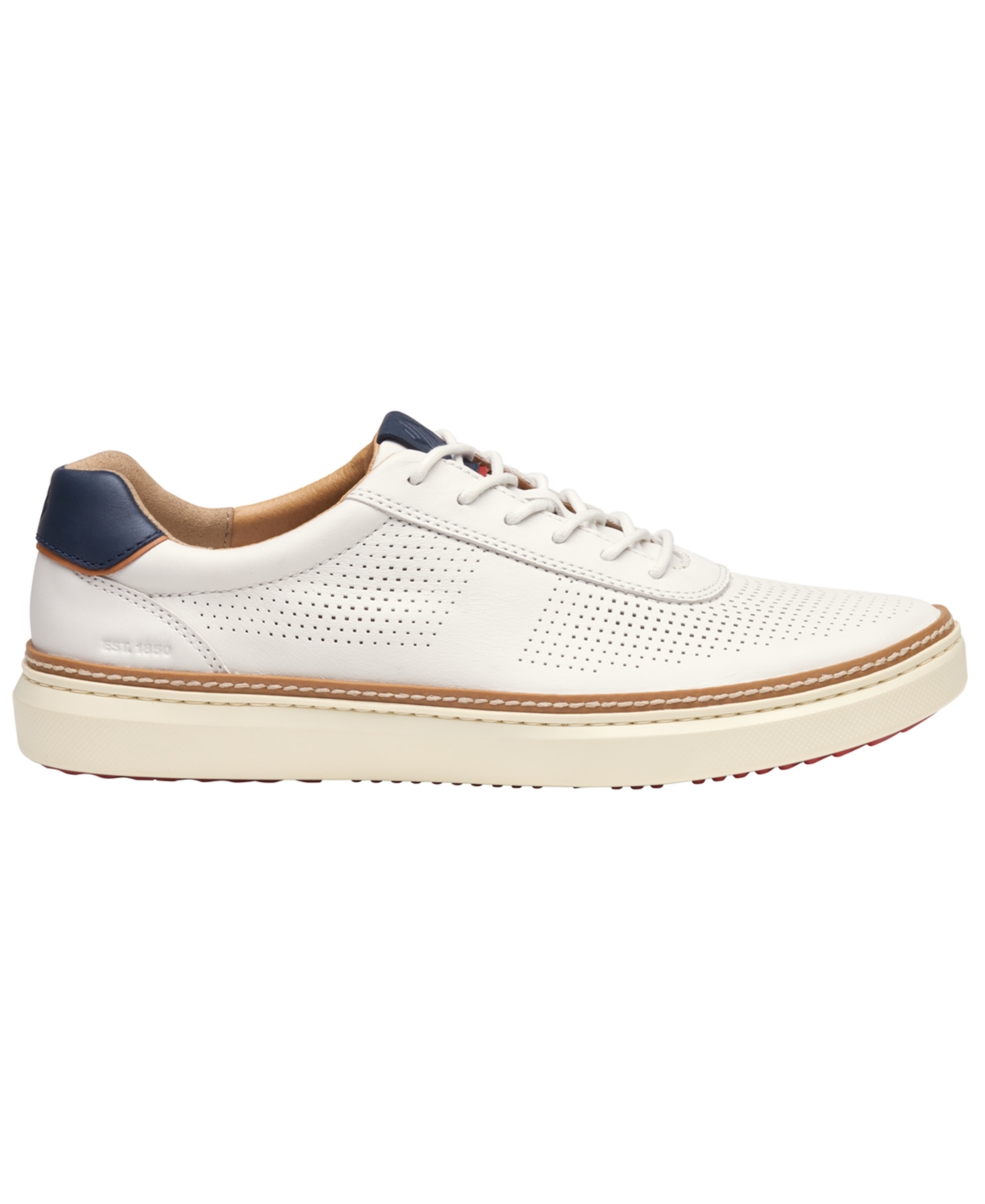 Johnston & Murphy Men's McGuffey 2 Lace-Up Perforated Low-Top Leather Sneaker