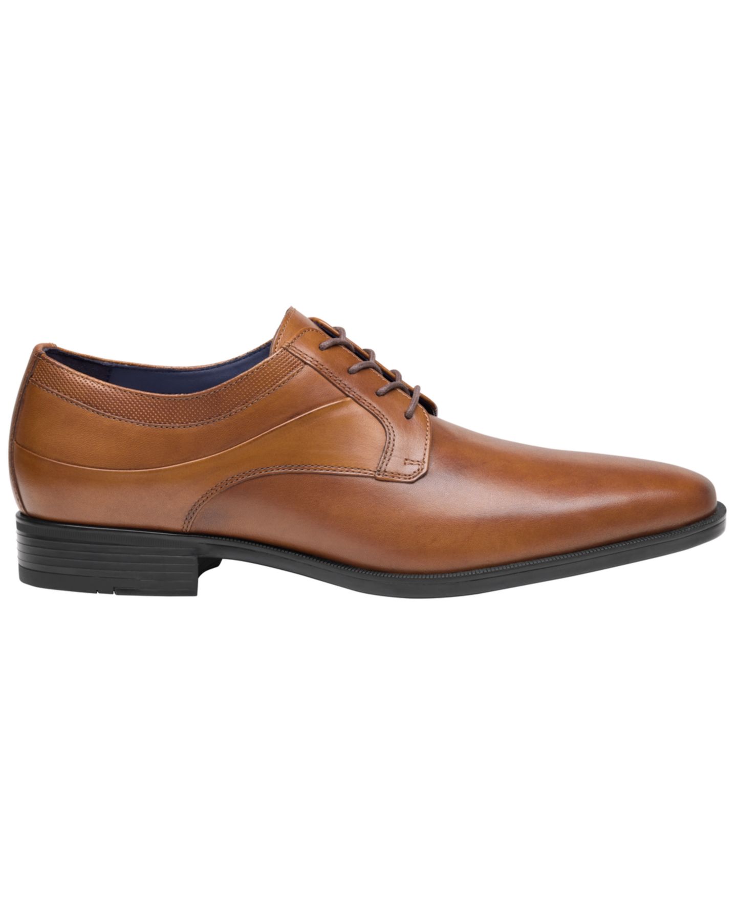 Мужские туфли Johnston & Murphy Gibbons Lace-Up Plain-Toe Full-Grain Leather Oxford, цвет: Рыжевато-коричневый — фото 3
