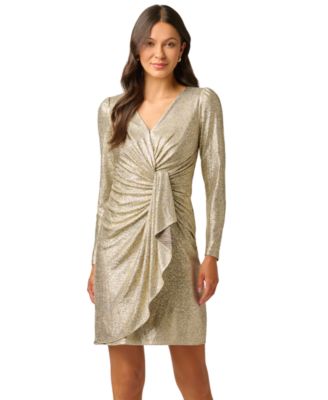 cocktail gold dress for 50th birthday party Women's Semi-Formal & Dresses fashion designer Baby Girl First Birthday Lining Color:White Check the care label