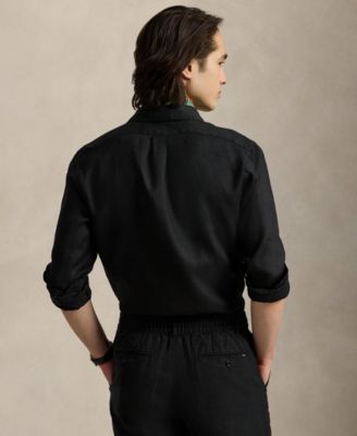Men's Classic-Fit Linen Shirt thumbnail 4