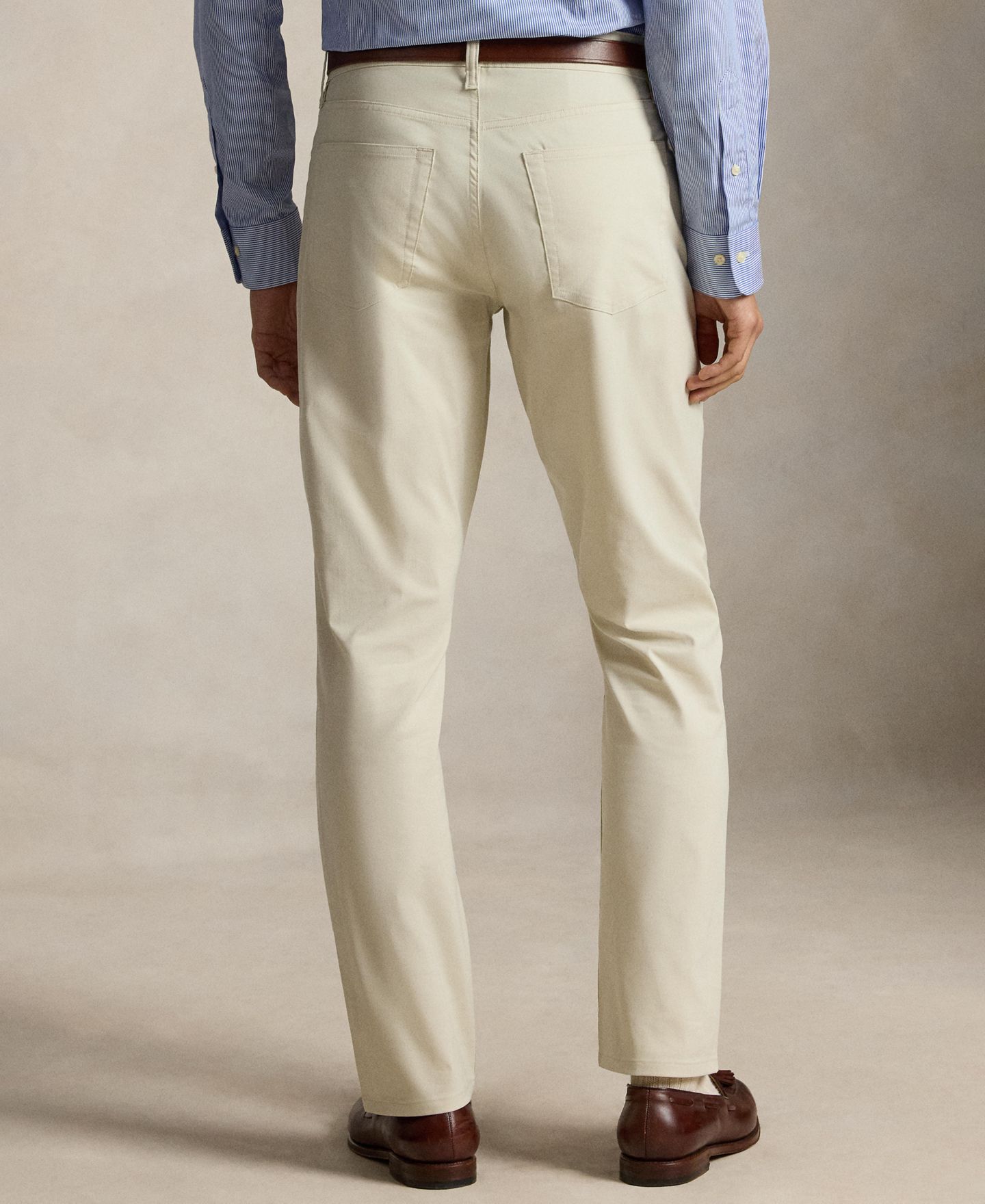 Мужские брюки Polo Ralph Lauren Classic-Fit Performance Twill, цвет: Песочный — фото 4