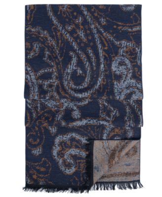 Paisley Reversible Brushed Wrap Scarf