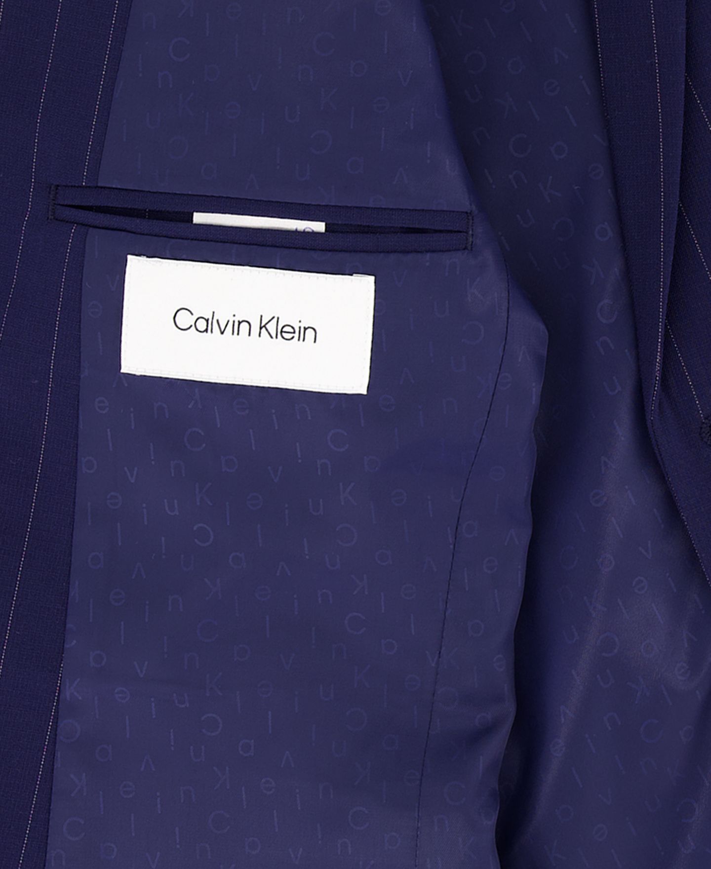 Детский блейзер Calvin Klein в тонкую полоску, 8-20, цвет: Тёмный синий — фото 4