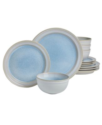 Sydney Reactive Glaze 12-Pc. Dinnerware Set, Service for 4