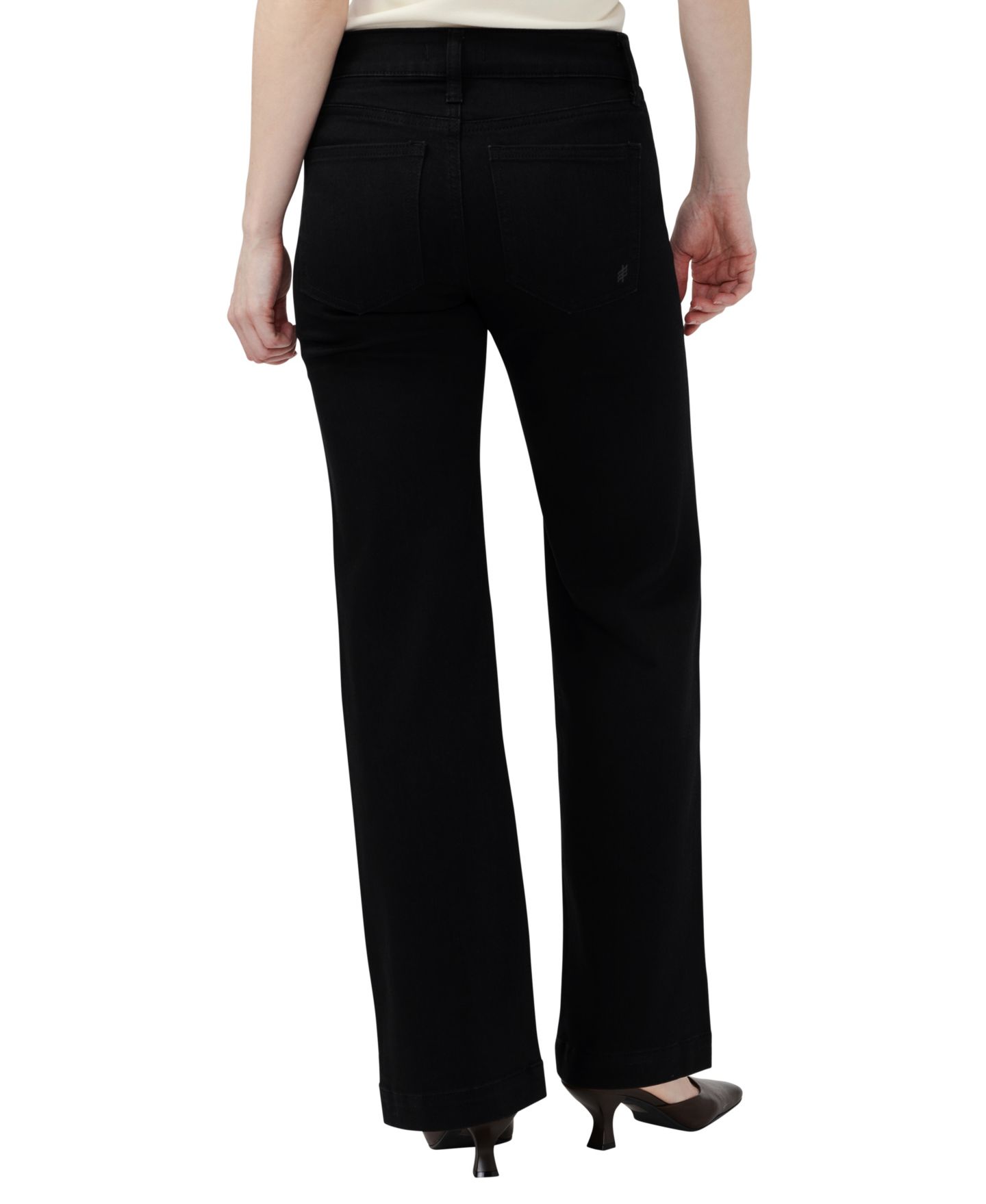 Женские джинсы Silver Jeans Co. Avery High-Rise Wide-Leg, цвет: Чёрный — фото 4