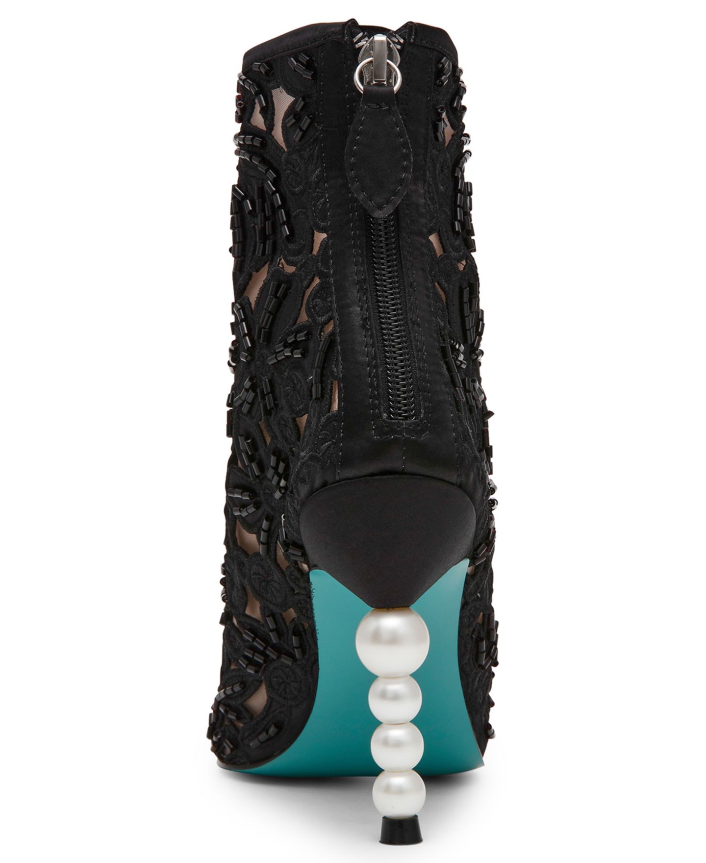 Женские ботинки Betsey Johnson Jack Zipper Dress Booties, цвет: Чёрный — фото 3