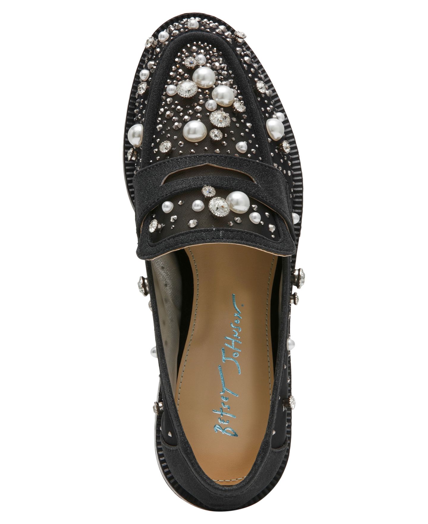 Женские туфли Betsey Johnson Maren Slip-On Dress Loafers, цвет: Чёрный — фото 4