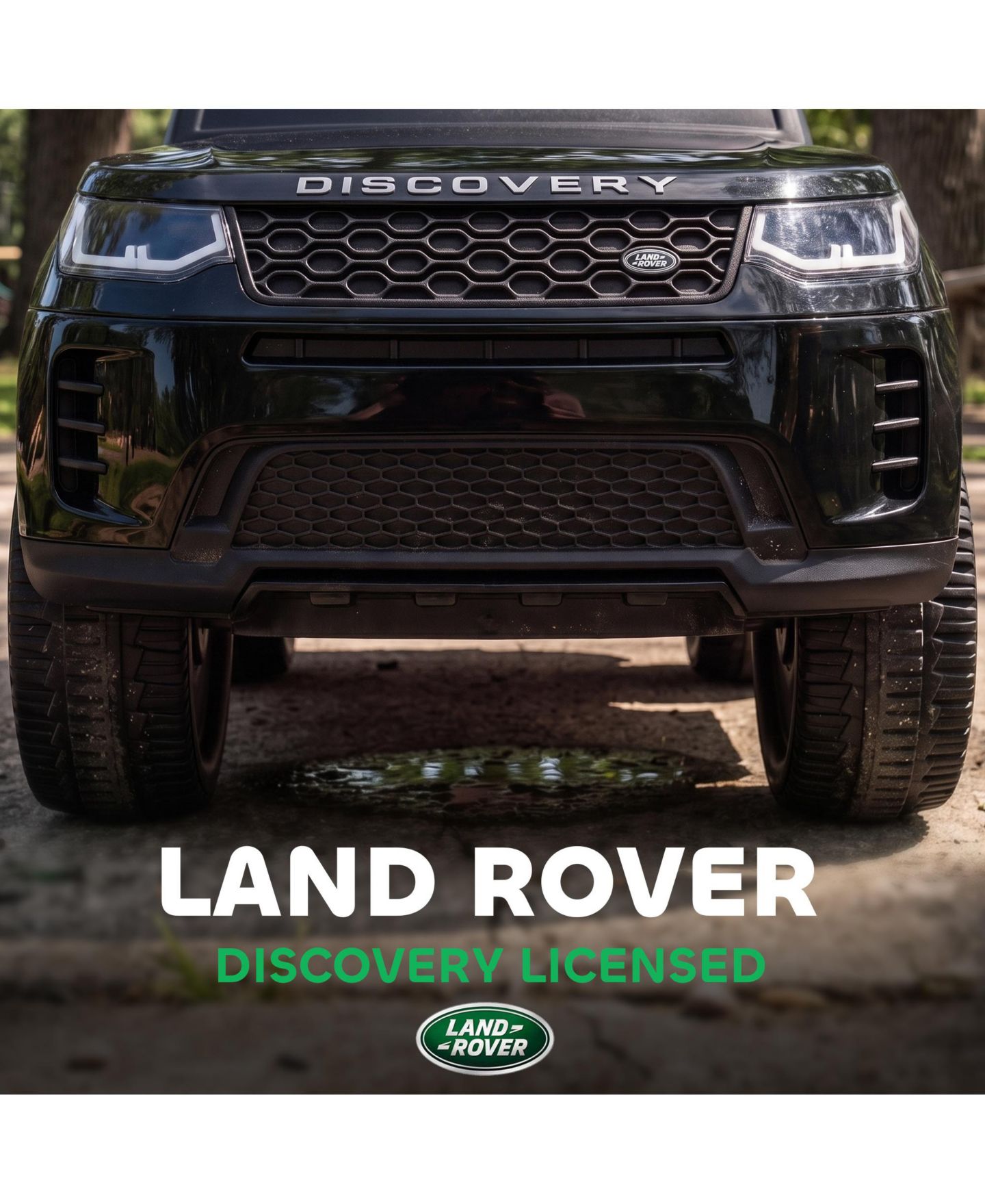 Детская каталка Qaba Land Rover Discovery 2 в 1, до 55 фунтов, от 18 до 36 месяцев, цвет: Чёрный — фото 5