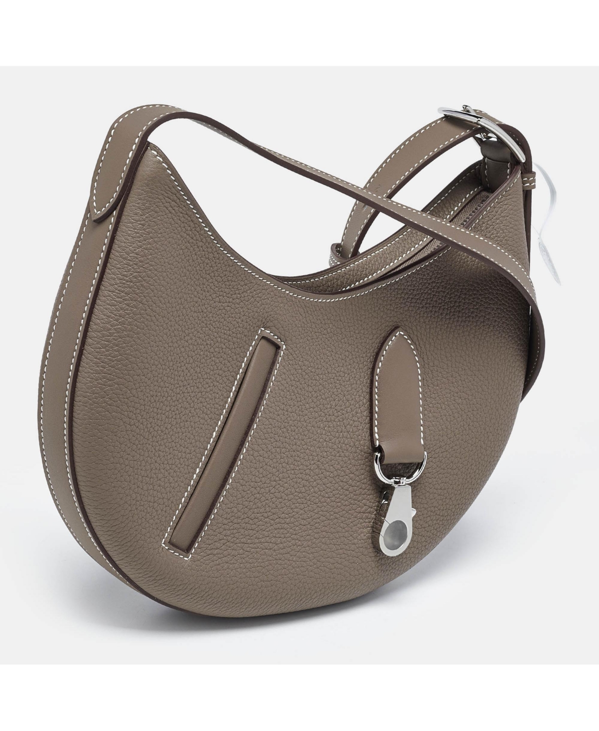 Pre-Owned Hermes Women's graves Arcon Etoupe Togo And Swift Leather Shoulder Bag