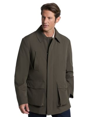 Men's Short Modern-Fit Rain Jacket